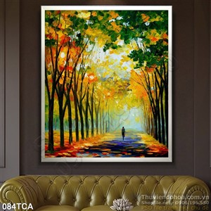 Tranh Sơn Dầu Châu Âu con đường