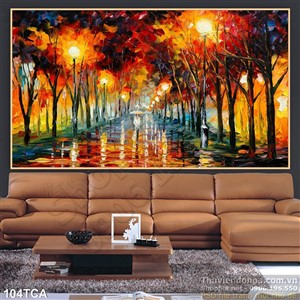 Tranh Sơn Dầu Châu Âu con đường