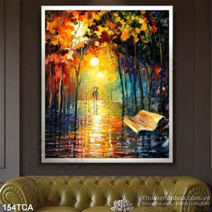 Tranh Sơn Dầu Châu Âu cảnh công viên