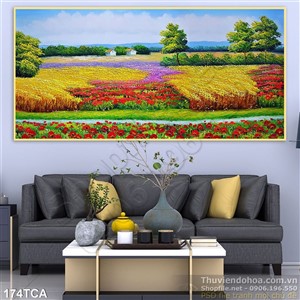 Tranh Sơn Dầu Châu Âu cảnh biển