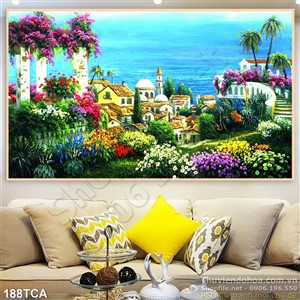 Tranh Sơn Dầu Châu Âu phong cảnh