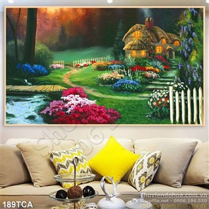 Tranh Sơn Dầu Châu Âu phong cảnh