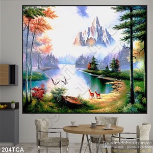 Tranh Sơn Dầu Châu Âu cảnh biển