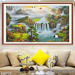 Tranh Sơn Dầu Châu Âu phong cảnh thiên nhiên