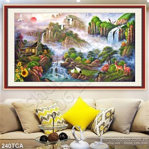 Tranh Sơn Dầu Châu Âu cảnh thiên nhiên