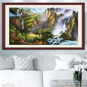 Tranh Sơn Dầu Châu Âu cảnh thiên nhiên
