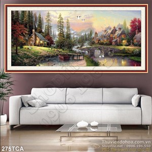 Tranh Sơn Dầu Châu Âu phong cảnh