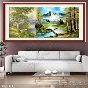 Tranh Sơn Dầu Châu Âu cảnh khu rừng