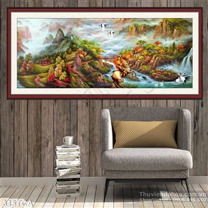 Tranh Sơn Dầu Châu Âu phong cảnh thiên nhiên