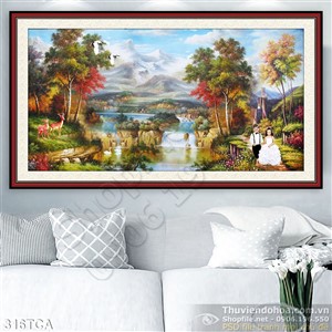 Tranh Sơn Dầu Châu Âu phong cảnh thiên nhiên