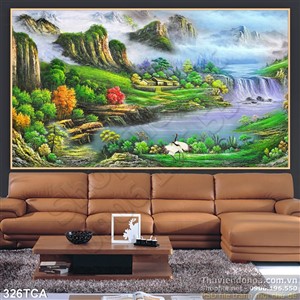 Tranh Sơn Dầu Châu Âu phong cảnh