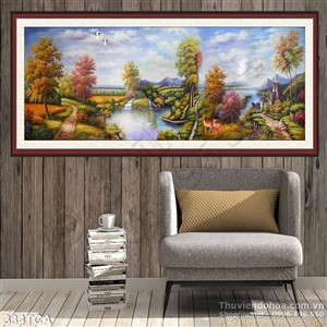 Tranh Sơn Dầu Châu Âu phong cảnh đẹp