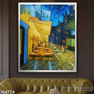 Tranh Sơn Dầu Châu Âu cửa hàng ăn