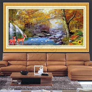 Tranh Sơn Dầu Châu Âu mùa thu