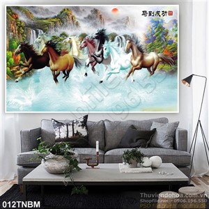 Tranh Bát Mã nghệ thuật