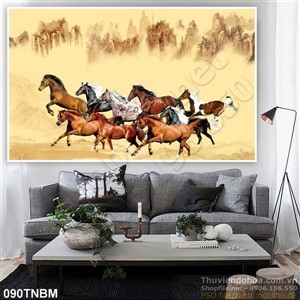 Tranh Bát Mã Psd mã đáo thành công