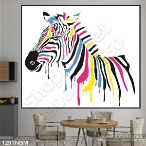 Tranh Ngựa Psd nghệ thuật trang trí phòng ngủ