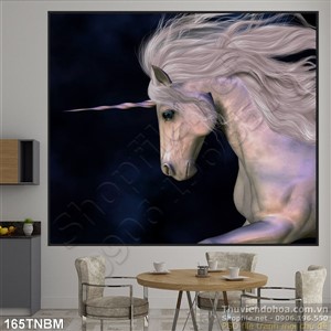 Tranh Ngựa Psd bạch mã