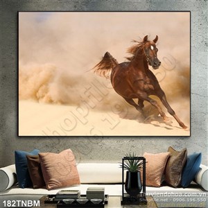 Tranh Ngựa Psd mã đáo thành công