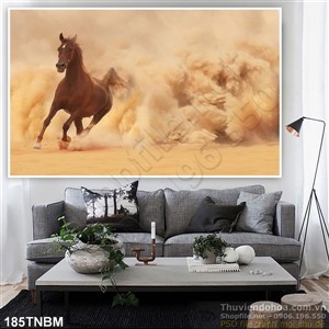 Tranh Ngựa Psd mã đáo thành công