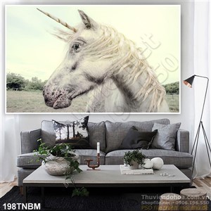 Tranh Ngựa Psd treo tường nghệ thuật