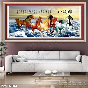Tranh Bát Mã Treo Tường đẹp
