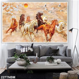 Tranh mã đáo thành công treo tường