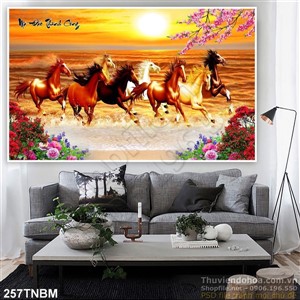 Tranh mã đáo thành công và phong cảnh đẹp