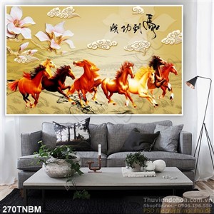 Tranh mã đáo thành công nghệ thuật