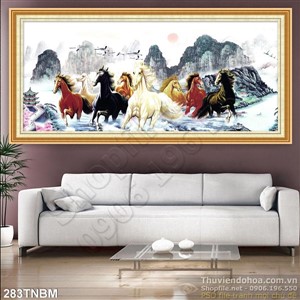 Tranh Bát Mã trang trí