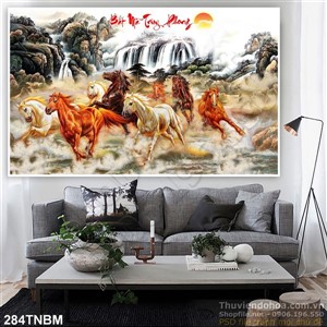 Tranh Bát Mã truy phong đẹp