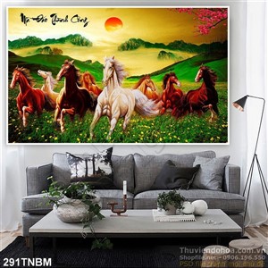 Tranh Bát Mã và hoàng hôn