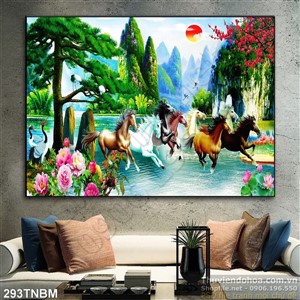Tranh Ngựa  trang trí tường đẹp