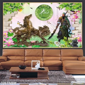 Tranh Quan Công và Ngựa