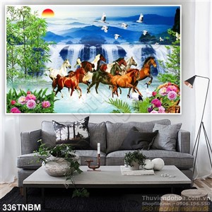 Tranh Ngựa phong thủy wall decor