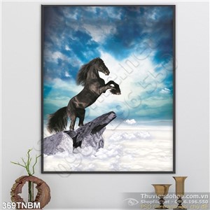 Tranh Ngựa psd và phong cảnh đẹp