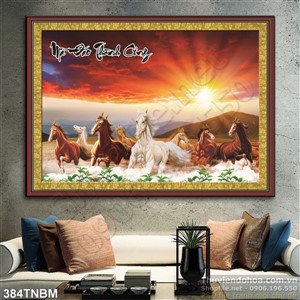 Tranh Ngựa Psd treo tường