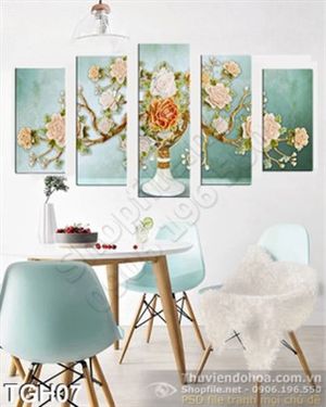 Tranh ghép hoa hồng đẹp