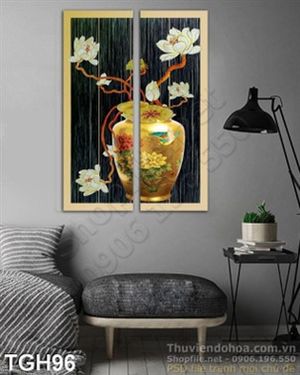 Tranh ghép hoa trang trí đẹp