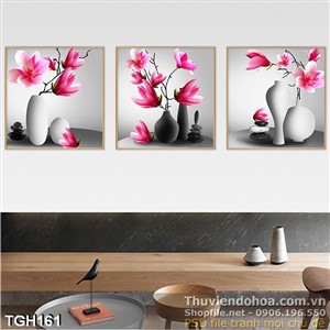 Tranh ghép gốm sứ nghệ thuật in psd