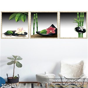 Tranh ghép  treo tiệm spa uv đẹp