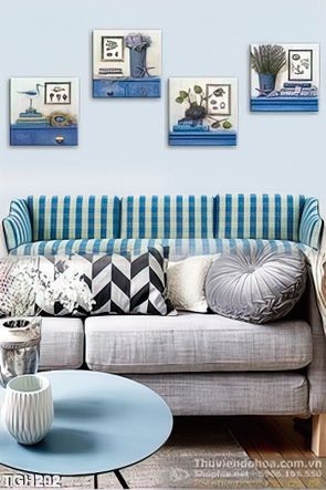 Tranh ghép con chim hải âu wall