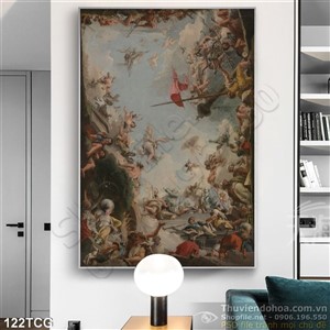 Tranh công giáo, thiên thần