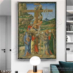 Tranh công giáo, Chúa treo trên thập giá