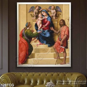 Tranh công giáo, Mẹ Maria và Chúa