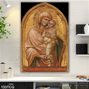 Tranh công giáo, thiên chúa điêu khắc