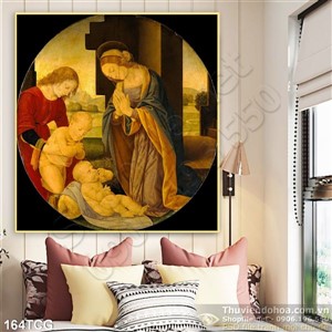 Tranh công giáo, thiên chúa