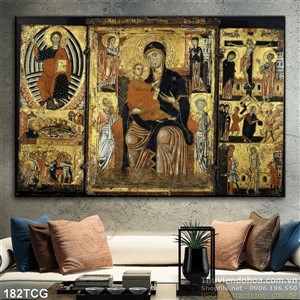 Tranh công giáo, Đức Mẹ và Chúa Giê-su