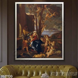 Tranh công giáo, thiên chúa trang trí tường