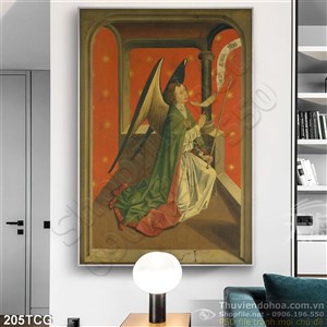 Tranh công giáo, thiên thần